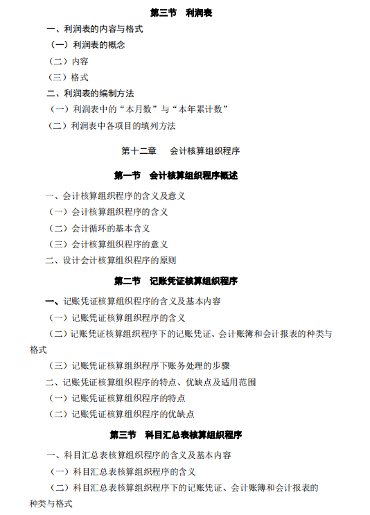 怀化学院2021年专升本《会计学》课程考试大纲