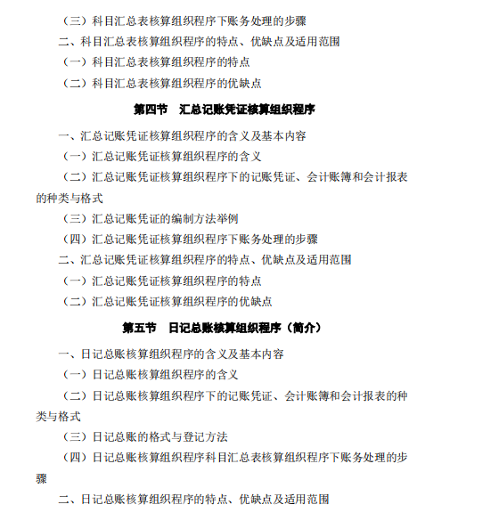 怀化学院2021年专升本《会计学》课程考试大纲