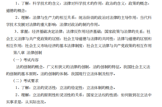 怀化学院2021年专升本《法理学》课程考试大纲