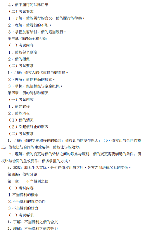 怀化学院2021年专升本《民法学考纲》课程考试大纲