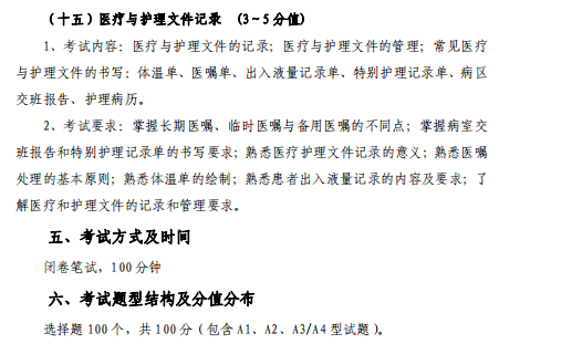 南华大学船山学院2021年专升本《护理学基础》课程考试大纲